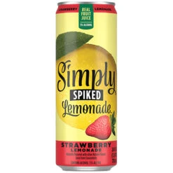 Simply Spiked Hard Strawberry Lemonade 24oz Single Can