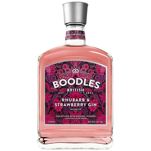 Boodles Rhubarb & Strawberry Gin 1 Boodles Rhubarb & Strawberry Gin