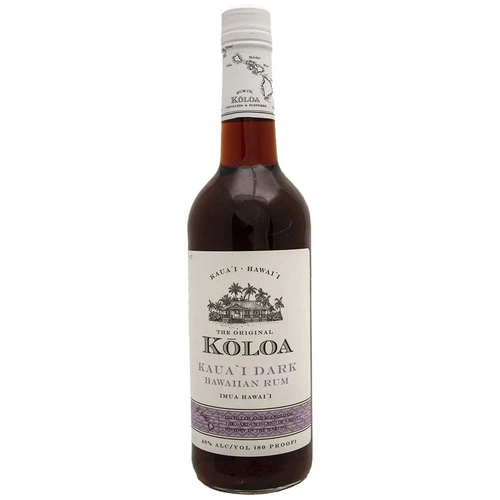 Koloa Hawaiian Dark Rum 1 Koloa Hawaiian Dark Rum