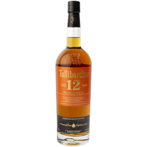 Tullibardine 12 Year Old Double Wood Highland Single Malt Scotch Whisky 1 Tullibardine 12 Year Old Double Wood Highland Single Malt Scotch Whisky