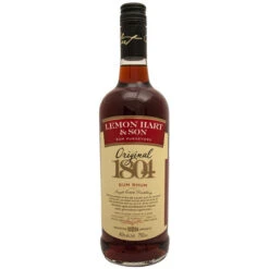 Lemon Hart 1804 Original Rum - Classic British-Style Black Rum