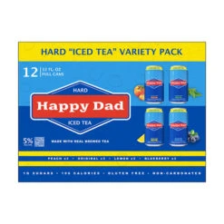 Happy Dad Hard Tea Variety Pack - 12pk Cans (12oz)