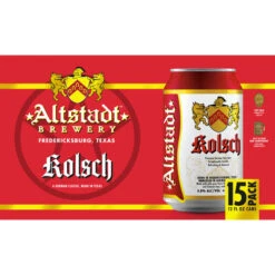 Altstadt Kolsch German-Style Beer - 15 Pack Cans