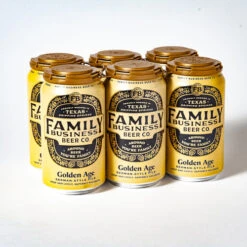 Family Business Golden Age Pilsner • Craft Beer Cans