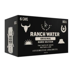 Lone River Ranch Water Hard Seltzer - 6-Pack Cans (12 fl oz)