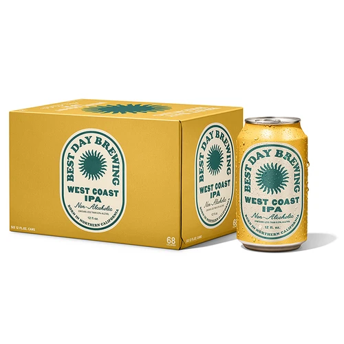 Best Day Brewing Non-Alcoholic West Coast IPA - 6-Pack Cans 1 Best Day Brewing Non-Alcoholic West Coast IPA - 6-Pack Cans