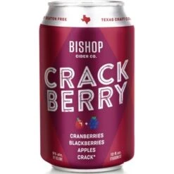 Bishop Cider Crackberry Berry Cider Cans