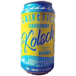 Galveston Island Brewing Causeway Kolsch Craft Beer Cans