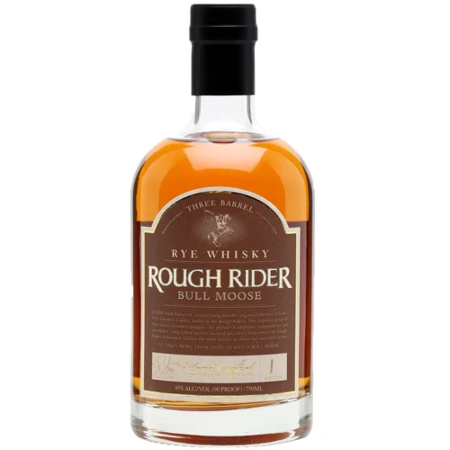 Rough Rider Bull Moose Three Barrel Rye Whiskey - 6 Bottle Case 1 Rough Rider Bull Moose Three Barrel Rye Whiskey - 6 Bottle Case
